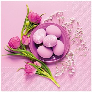 Paw Serwetki Paw WN Purple Easter mix nadruk bibuła [mm:] 330x330 (TL123300)