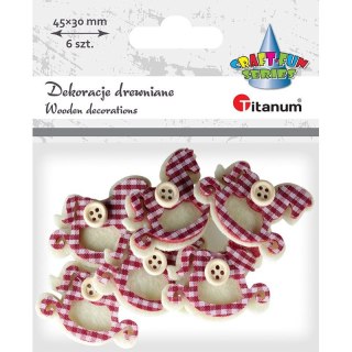 Titanum Ozdoba filcowa Titanum Craft-Fun Series konik na biegunach 3D (EA417)