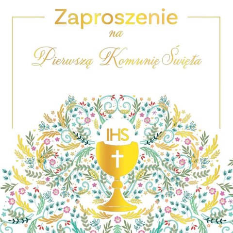 Henry Zaproszenie KW Komunia PATTERN Henry (5905701485482)