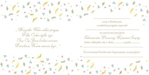 Henry Zaproszenie KW Komunia PATTERN Henry (5905701485482)