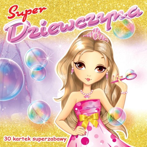 Kolorowanka Super dziewczyna Kolorowanka Super dziewczyna