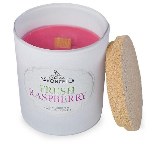 Pavoncella Świeczka ozdobna Pavoncella Classico Fresh Raspberry biała 135 g (5905711530738) Pavoncella Świeczka ozdobna Pavoncella Classico Fresh Raspberry biała 135 g (5905711530738)