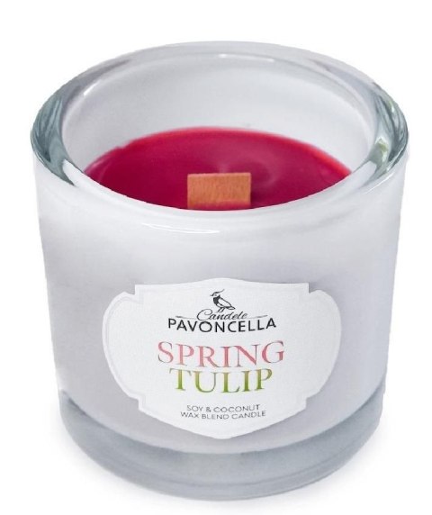 Pavoncella Świeczka ozdobna Pavoncella Classico Spring Tulip biała 170g (5905711530974) Pavoncella Świeczka ozdobna Pavoncella Classico Spring Tulip biała 170g (5905711530974)