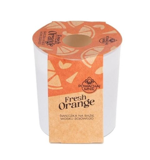 Pavoncella Świeczka ozdobna Pavoncella Powąchaj mnie Fresh orange biała 130ml (5906492907092) Pavoncella Świeczka ozdobna Pavoncella Powąchaj mnie Fresh orange biała 130ml (5906492907092)