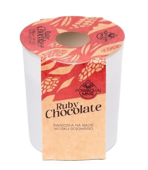 Pavoncella Świeczka ozdobna Pavoncella Powąchaj mnie Ruby Chocolate 130ml (5905711530899)