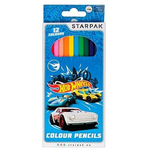 Starpak Kredki ołówkowe Starpak Hot Wheels 12 kol. (337289)