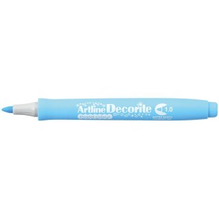 Artline Marker permanentny Artline pastelowy decorite, niebieski 1,0mm pędzelek końcówka (AR-033 1 4)