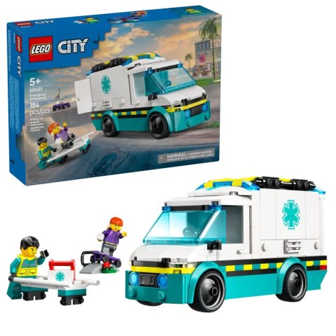 Lego Klocki konstrukcyjne Lego City Karetka pogotowia (60451)