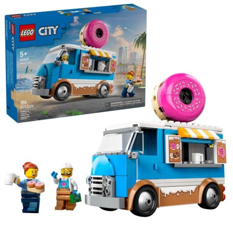 Lego Klocki konstrukcyjne Lego City Mobilna pączkarnia (60452)