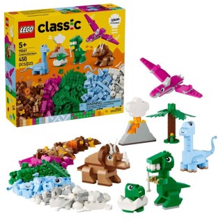 Lego Klocki konstrukcyjne Lego Classic Kreatywne dinozaury (11041)