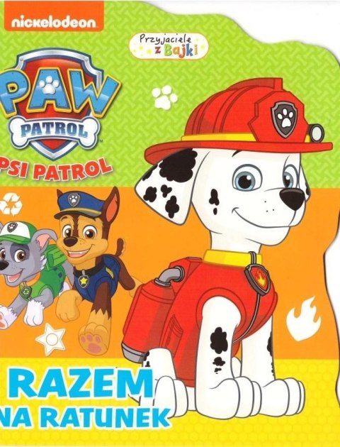 Media Service Zawada Książeczka edukacyjna Media Service Zawada Psi Patrol Przyjaciele z bajki. Razem na ratunek (9788382823370)