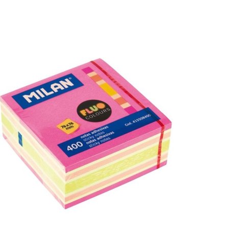 Milan Notes samoprzylepny Milan mix fluo 400k [mm:] 39x76 (415508400)