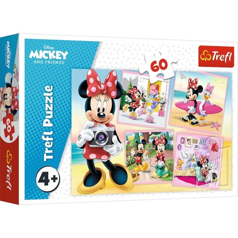 Trefl Puzzle Trefl Minnie Urocza Minnie 60 el. (17360) Trefl Puzzle Trefl Minnie Urocza Minnie 60 el. (17360)