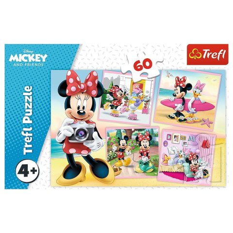 Trefl Puzzle Trefl Minnie Urocza Minnie 60 el. (17360) Trefl Puzzle Trefl Minnie Urocza Minnie 60 el. (17360)