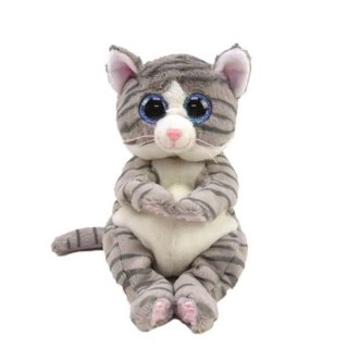 Ty Pluszak Ty Beanie Babies kot szary Mitzi [mm:] 150 (TY40539)