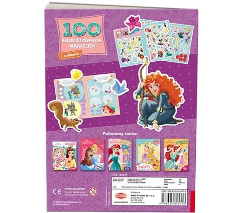 Ameet Książka dla dzieci Ameet Disney Księżniczka. 100 brokatowych naklejek (NB 9108) Ameet Książka dla dzieci Ameet Disney Księżniczka. 100 brokatowych naklejek (NB 9108)
