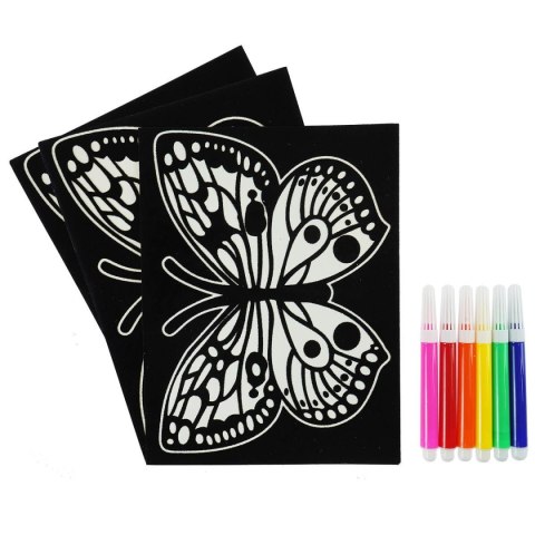 Arpex Kolorowanka Arpex Aksamitna kolorowanka - motyl (WN3308) Arpex Kolorowanka Arpex Aksamitna kolorowanka - motyl (WN3308)