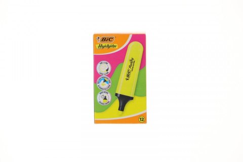 Bic Zakreślacz Bic FLAT HIGHLIGHTER 12 szt 3086123742864 żółty (517962 neon żółty) Bic Zakreślacz Bic FLAT HIGHLIGHTER 12 szt 3086123742864 żółty (517962 neon żółty)