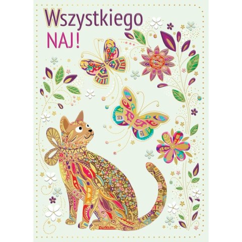 Henry Kartka składana KOT LATO B6 Henry (5905701484058)