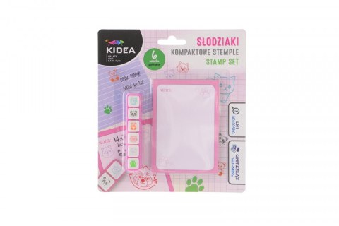 Kidea Zestaw pieczątek Kidea (KSSAS6KKA) Kidea Zestaw pieczątek Kidea (KSSAS6KKA)
