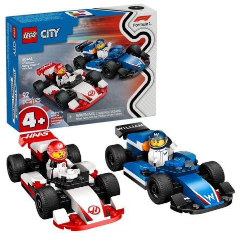 Lego Klocki konstrukcyjne Lego City F1® Bolidy Williams Racing i Haas F1® (60464)