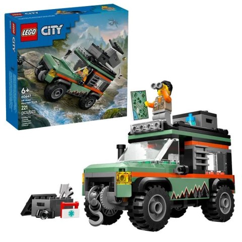 Lego Klocki konstrukcyjne Lego City Górska terenówka 4x4 (60447)