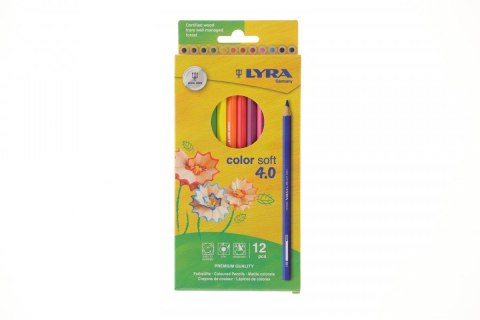 Lyra Kredki ołówkowe Lyra SOFT 4.0 12 kol. (L2421120)