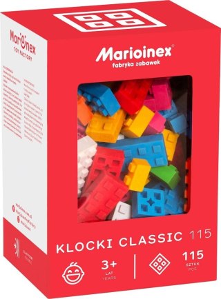 Marioinex Klocki konstrukcyjne Marioinex Classic Blocks 115 elementów