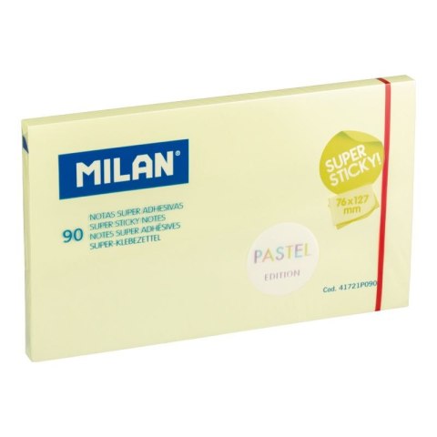Milan Notes samoprzylepny Milan żółty 90k [mm:] 126x76 (41721P090)