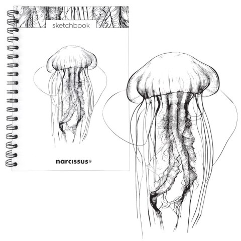 Narcissus Blok artystyczny Narcissus szkicownik meduza B5 120g 60k