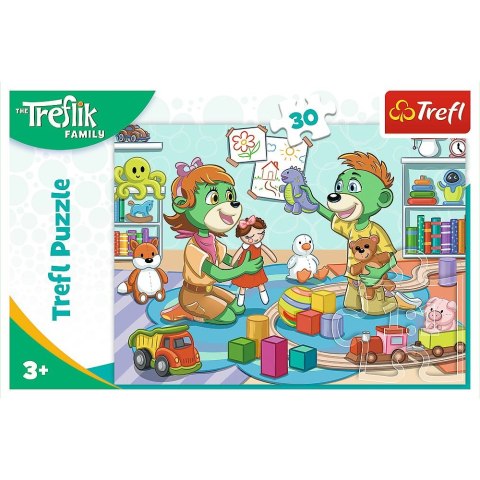 Trefl Puzzle Trefl Rodzinka Treflików 30 el. (18303)