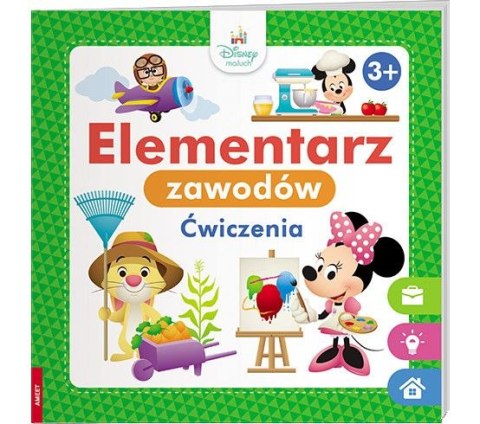 Ameet Książka dla dzieci Disney Maluch. Elementarz zawodów. Ćwiczenia Ameet (HOP 9206)