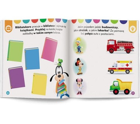 Ameet Książka dla dzieci Disney Maluch. Elementarz zawodów. Ćwiczenia Ameet (HOP 9206)