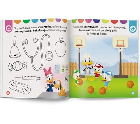 Ameet Książka dla dzieci Disney Maluch. Elementarz zawodów. Ćwiczenia Ameet (HOP 9206)