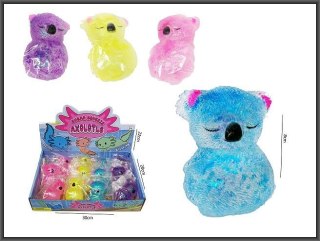 Hipo Gniotek Koala brokatowy do ściskania 8cm 4-kolory Hipo (HPB05)