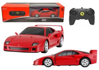 Lean Samochód Lean Sportowe RC 1:24 Zdalnie Sterowane Ferrari F40 Czerwone (20608)