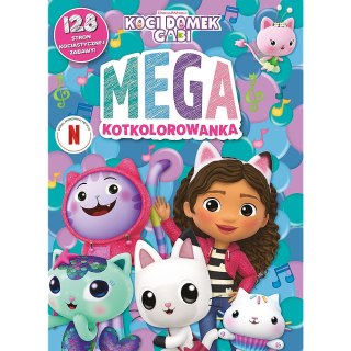 Trefl Kolorowanka Trefl Gabby Koci Domek Gabi. Mega KOTkolorowanka (Ks79790)