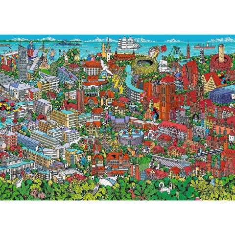 Trefl Puzzle Trefl Disney 1000 Jubileusz-Trójmiasto 1000 el. (10924)