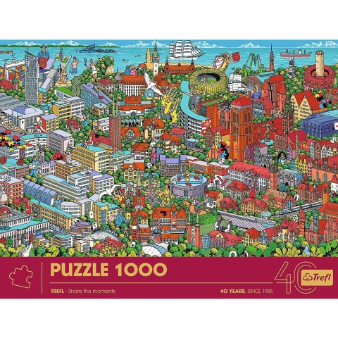 Trefl Puzzle Trefl Disney 1000 Jubileusz-Trójmiasto 1000 el. (10924)