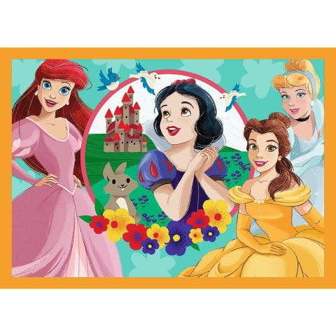 Trefl Puzzle Trefl Disney Princess Bajkowe historie 4w1 el. (34651)