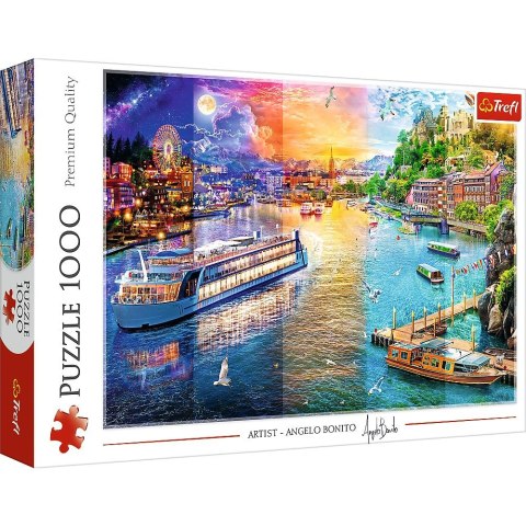 Trefl Puzzle Trefl Rejs po rzece 1000 el. (10860) Trefl Puzzle Trefl Rejs po rzece 1000 el. (10860)