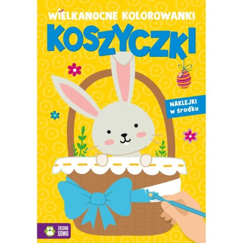 Zielona Sowa Książeczka edukacyjna Zielona Sowa Wielkanocne kolorowanki. Koszyczki