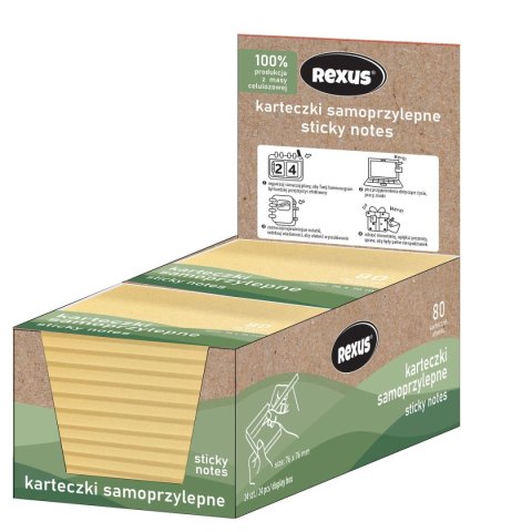 (nd) Notes samoprzylepny (nd) ECO biały 80k [mm:] 76x76 (41134759)