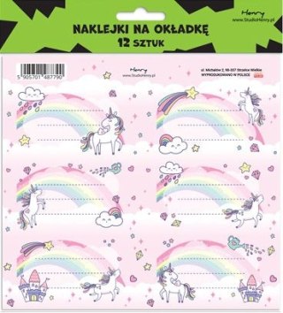 Henry Naklejka na zeszyt Henry 2 Unicorn (5905701487790)