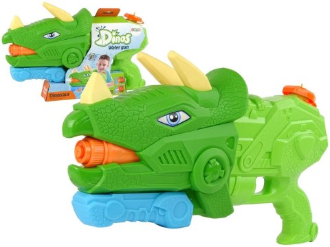 Lean Pistolet na wodę Lean Dinosaur Triceratops 1330 ml Zielony Zasięg 8 m (13120) Lean Pistolet na wodę Lean Dinosaur Triceratops 1330 ml Zielony Zasięg 8 m (13120)