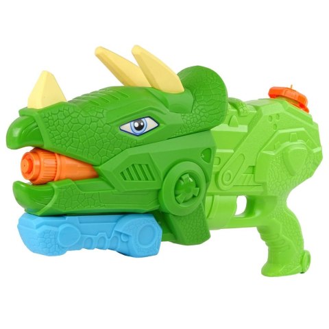 Lean Pistolet na wodę Lean Dinosaur Triceratops 1330 ml Zielony Zasięg 8 m (13120) Lean Pistolet na wodę Lean Dinosaur Triceratops 1330 ml Zielony Zasięg 8 m (13120)