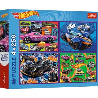 Trefl Puzzle Trefl Hot Wheels 4x250 el. (13312)