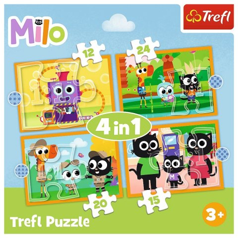 Trefl Puzzle Trefl Planeta Milo 4w1 el. (34654) Trefl Puzzle Trefl Planeta Milo 4w1 el. (34654)