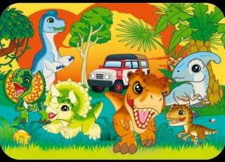 Trefl Puzzle Trefl Poznaj dinozaury 50 el. (20276)