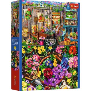 Trefl Puzzle Trefl Prace w ogrodzie 2x500 el. (37529)